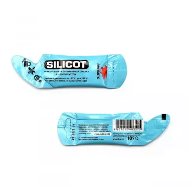 Смазка универсальная силиконовая с фторопластом Silicot ВМПАВТО, туба 30 г