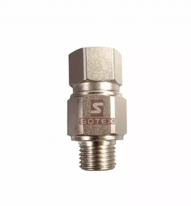 Поворотный шарнир 1/4" папа-мама 