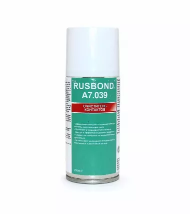 Очиститель контактов, аэрозоль 200 мл RusBond A7.039