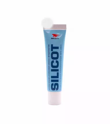 Смазка универсальная силиконовая с фторопластом Silicot ВМПАВТО, туба 30 г