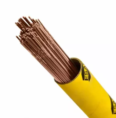 Прутки присадочные омедненные ESAB Weld T W4Si1 ⌀ 2,0 мм, пачка 5 кг