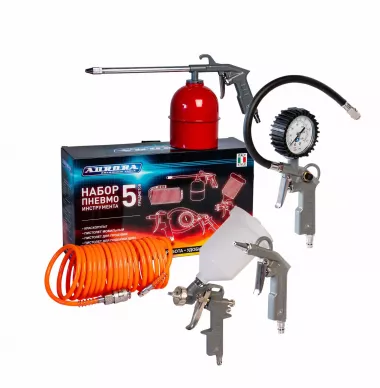 Набор пневмоинструмента Aurora KIT-5 A (5 предметов)