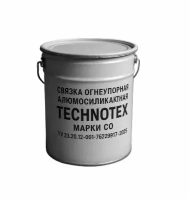Связка огнеупорная алюмосиликатная «TECHNOTEX» марки СО - 40 (литр)