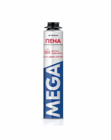 Монтажная пена универсальная Metabent MEGA 750 мл.