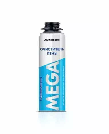 Очиститель монтажной пены Metabent Mega, 600 мл.