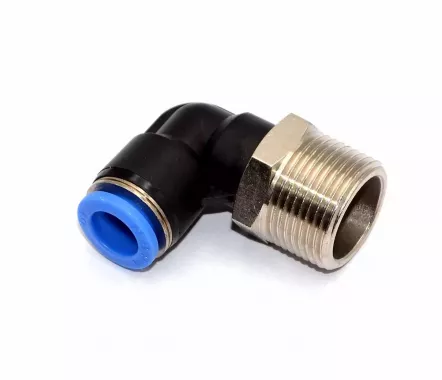 Пневмофитинг цанговый L-образный с наружной резьбой PL 10-М22х1.5