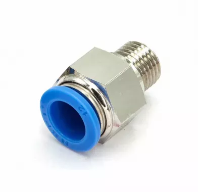 Пневмофитинг цанговый прямой с наружной резьбой PC 12-М14х1.5