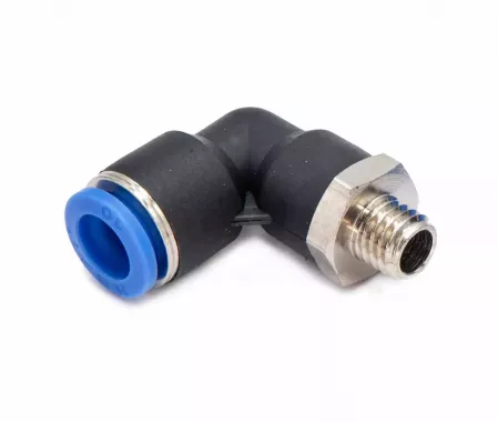 Пневмофитинг цанговый L-образный с наружной резьбой PL 10-М10х1.5
