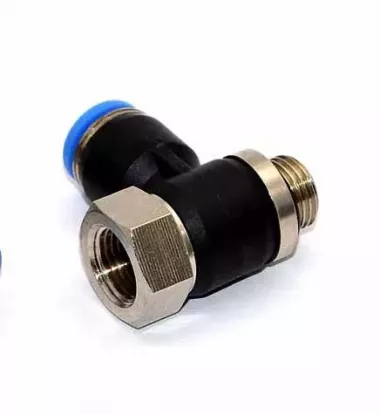 Пневмофитинг цанговый Т-образный PHF 6-G01 (R1/8") HIMPT