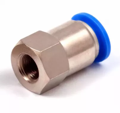 Пневмофитинг цанговый прямой с внутренней резьбой PCF 10-01 (R1/8")