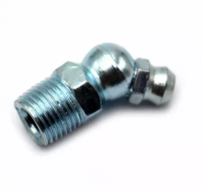 Пресс-маслёнка угловая 45° 1/8"х28 BSP (DIN 71412, Н2)