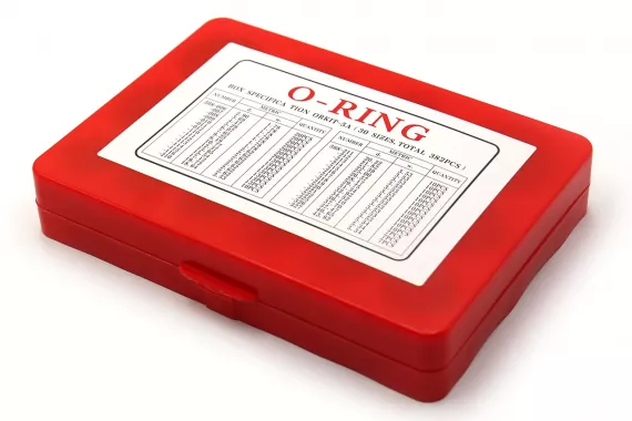 Набор колец резиновых уплотнительных O-Ring NBR70 Дюйм. (№5A) 347 шт HIMPT