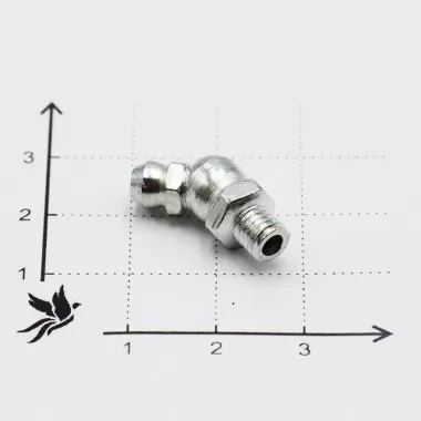 Пресс-маслёнка угловая 2.2.45°.Ц6.М6х1 (DIN 71412, Н2)