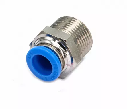 Пневмофитинг цанговый прямой с наружной резьбой PC 10-М20х1.5