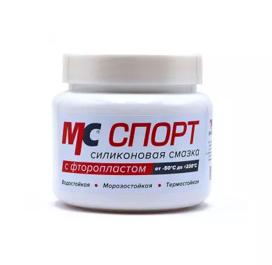 Смазка силиконовая МС СПОРТ с фторопластом ВМПАВТО, банка 400 г
