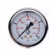 Манометр 400 бар (осевое подключение 1/4) поверенный