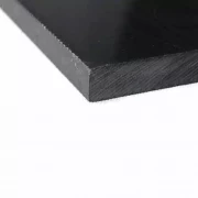 Полиацеталь чёрный листовой 20 мм ПОМ-С (1000х1000 мм, ~32,0 кг) 