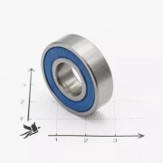 Подшипник  6001 2RS (180101) 12*28*8мм