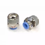 Пневмофитинг цанговый прямой с наружной резьбой PC 8-04 (R1/2") HIMPT