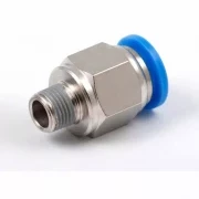 Пневмофитинг цанговый прямой с наружной резьбой PC 10-М8х1