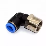 Пневмофитинг цанговый L-образный с наружной резьбой PL 10-М22х1.5