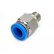 Пневмофитинг цанговый прямой с наружной резьбой PC 10-М10х1.5