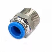 Пневмофитинг цанговый прямой с наружной резьбой PC 10-М20х1.5