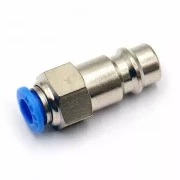 Пневмофитинг БРС PC 6-P-E "Папа" + цанга (Евро) HIMPT
