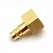 Пневмофитинг латунный БРС PF 1/2 "Папа" + внутренняя резьба (Евро) HIMPT