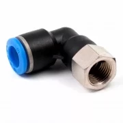 Пневмофитинг цанговый L-образный с внутренней резьбой PLF 10-02 (R1/4")