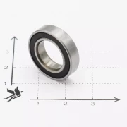 Подшипник 6801 2RS (1000801, 61801) 12*21*5мм