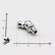 Пресс-маслёнка угловая 2.2.45°.Ц6.М6х1 (DIN 71412, Н2)
