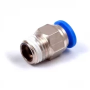 Пневмофитинг цанговый прямой с наружной резьбой PC 8-02 (R1/4")