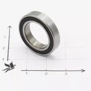 Подшипник 6802 2RS (1000802, 61802) 15*24*5мм