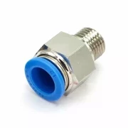 Пневмофитинг цанговый прямой с наружной резьбой PC 12-М14х1.5