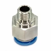 Пневмофитинг цанговый прямой с наружной резьбой PC 12-М12х1.5